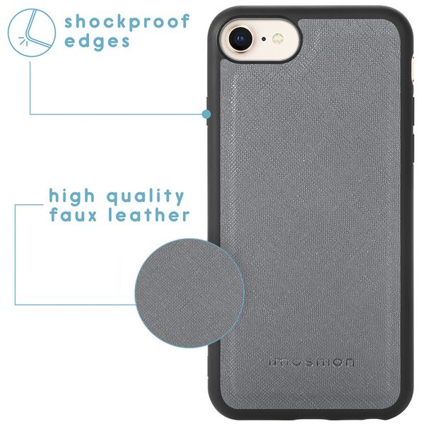 imoshion Luxe Portemonnee iPhone SE (2022 / 2020) 8 / 7 - Grijs