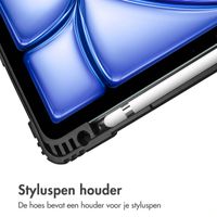 Accezz Rugged Trifold Bookcase Apple iPad Air 11 inch (2025) M3 / (2024) M2 / Air 5 (2022) / Air 4 (2020) - Donkerblauw
