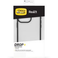 OtterBox React Backcover Apple iPhone 15 Pro Max- Transparant / Zwart