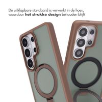 Accezz Ring Stand Backcover met MagSafe Samsung Galaxy S26 Ultra - Bruin