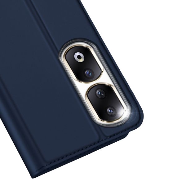 Dux Ducis Slim Softcase Bookcase Honor 90 Pro - Donkerblauw