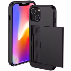imoshion Backcover met pasjeshouder Apple iPhone 14 Plus - Zwart
