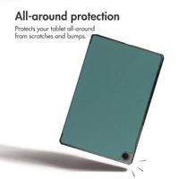 imoshion Trifold Book Case Samsung Galaxy Tab A11 Plus - Dark Green