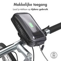 imoshion Telefoonhouder fiets - Universeel - Met hoes - Zwart