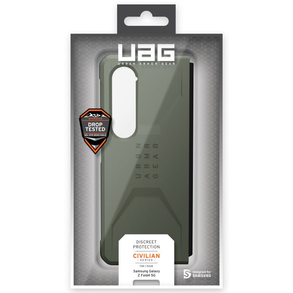 UAG Civilian Backcover Samsung Galaxy Z Fold 4 - Groen