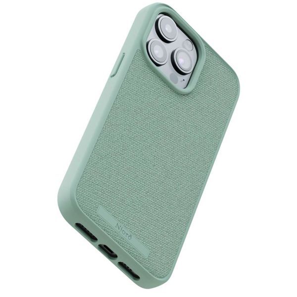 Njorð Collections Fabric MagSafe Case iPhone 15 Pro Max - Turquoise