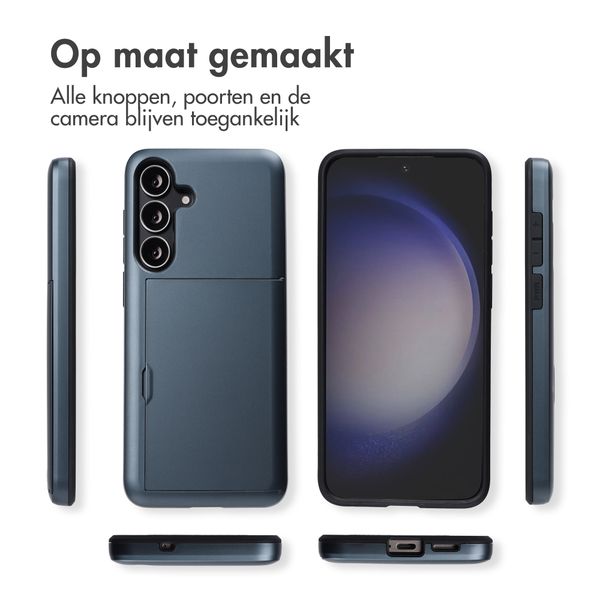 imoshion Backcover met pasjeshouder Samsung Galaxy S25 FE - Donkerblauw
