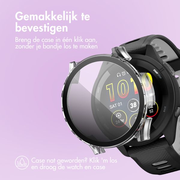 imoshion Full Cover Hardcase Garmin Forerunner 265 - Transparant