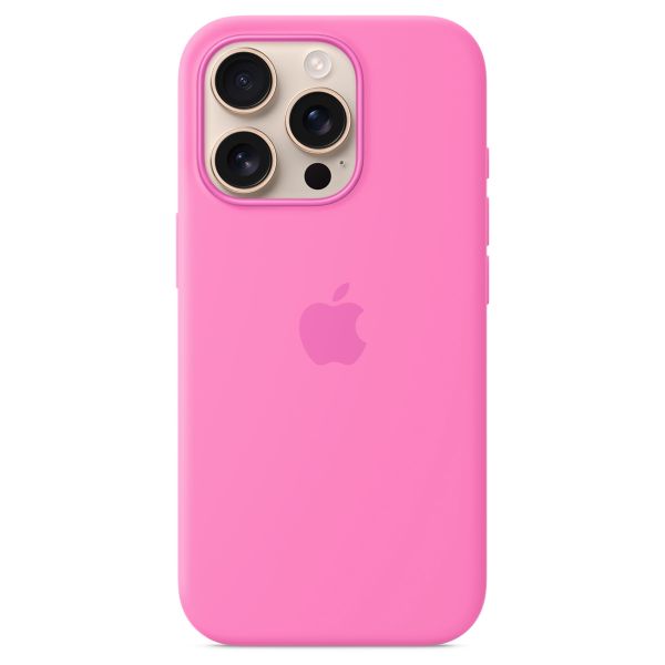 Apple Silicone Backcover MagSafe Apple iPhone 16 Pro - Peony Pink