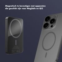 Selencia Vivid MagSafe Powerbank 5.000 mAh - Draadloze Powerbank - MagSafe en Qi2 - Black / Chic Marble Black