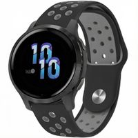 imoshion Siliconen sportbandje  - Universeel 22 mm aansluiting - Black / Grey