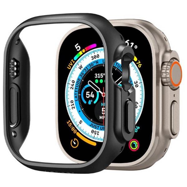 Spigen Thin Fit™ Case Apple Watch Ultra / Ultra 2 / Ultra 3 - 49 mm - Zwart