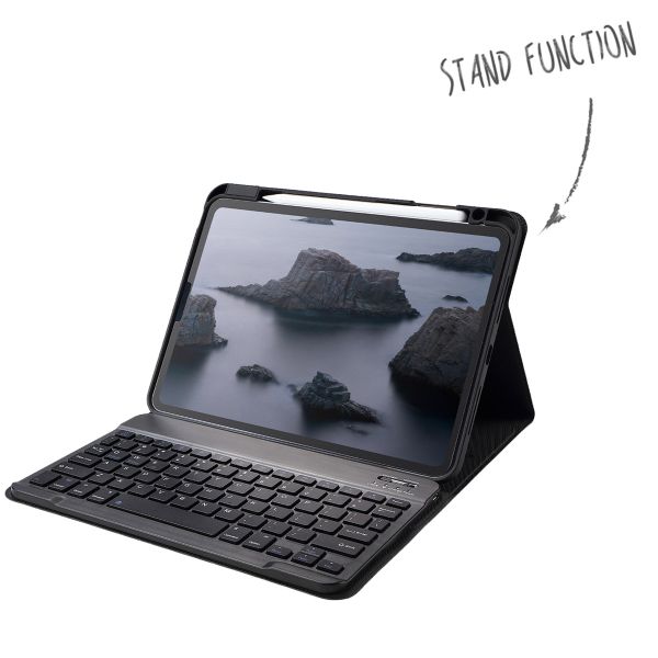 Accezz Bluetooth Keyboard Book Case Apple iPad Pro 11 (2025) M5 / (2024) M4 - QWERTY / NL - Black