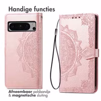 imoshion Mandala Bookcase Google Pixel 8 Pro - Rosé Goud