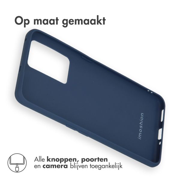 imoshion Color Backcover Realme GT Neo 3 - Donkerblauw