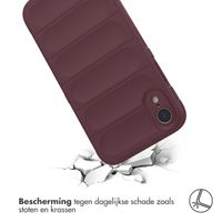 imoshion EasyGrip Backcover iPhone Xr - Aubergine