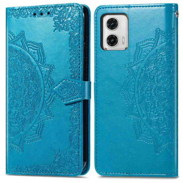 imoshion Mandala Bookcase Motorola Moto G73 - Turquoise