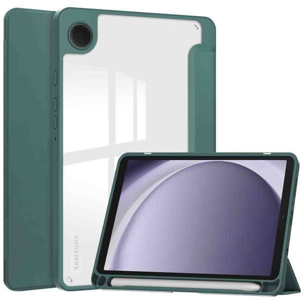 imoshion Trifold Hardcase Bookcase Samsung Galaxy Tab A9 8.7 inch - Groen