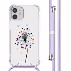 imoshion Design hoesje met koord Apple iPhone 12 Mini - Sandstone Dandelion