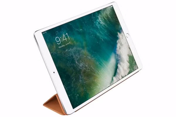 Apple Leather Smart Apple iPad 9 (2021) 10.2 / iPad 8 (2020) 10.2 / iPad 7 (2019) 10.2 / Air 3 (2019) / Pro 10.5 (2017) - Saddle Brown
