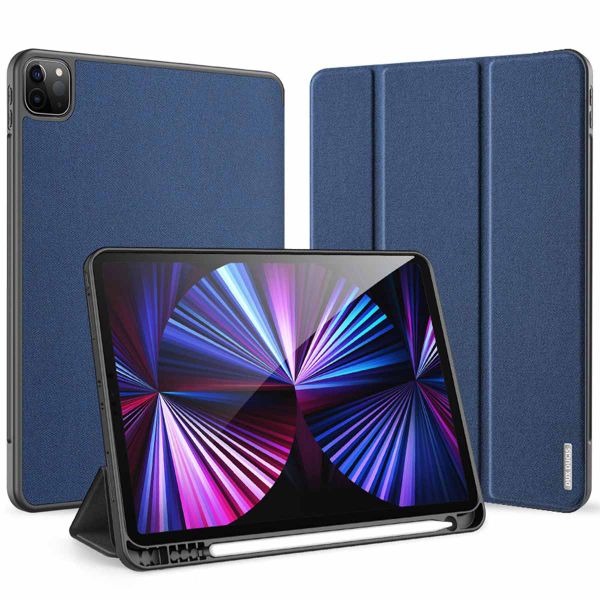 Dux Ducis Domo Bookcase iPad Pro 11 (2022) / Pro 11 (2021) / Pro 11 (2020) - Donkerblauw