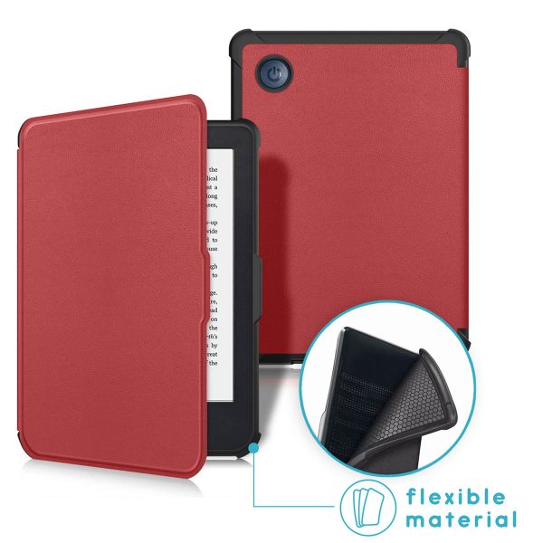 imoshion Slim Soft Case Sleepcover Kobo Clara 2E / Tolino Shine 4 - Rood