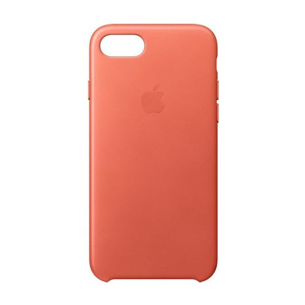 Apple Leather Backcover Apple iPhone SE (2022 / 2020) / 8 / 7 - Geranium