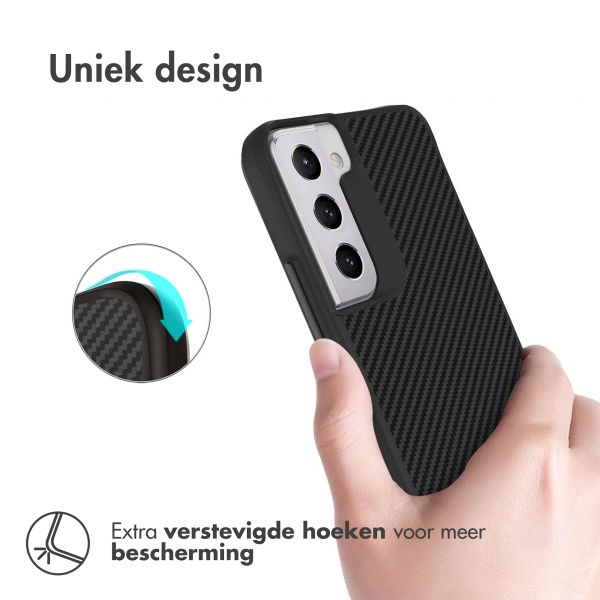 imoshion Rugged Hybrid Case Samsung Galaxy S22 - Zwart