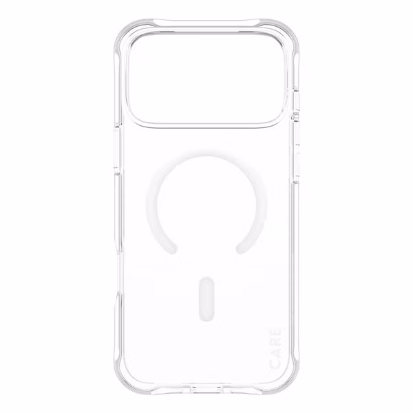CARE by PanzerGlass Fashionable Case Samba met MagSafe Apple iPhone 17 Pro Max - Clear / White