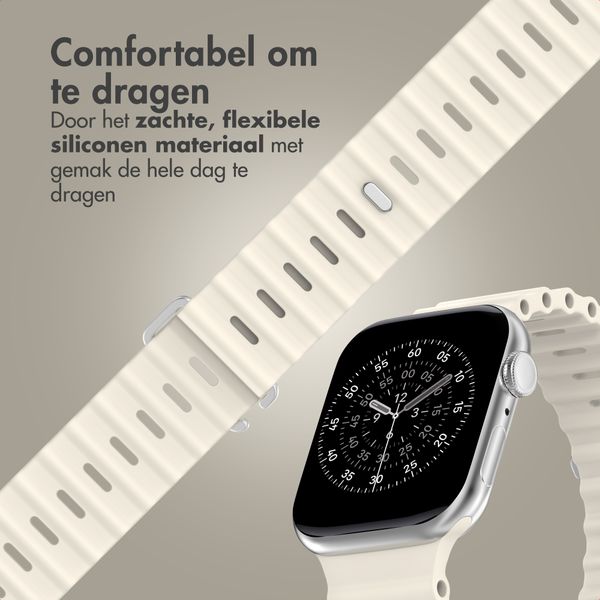 Accezz Ocean bandje Apple Watch | 38/40/41/42 mm - Sterrenlicht