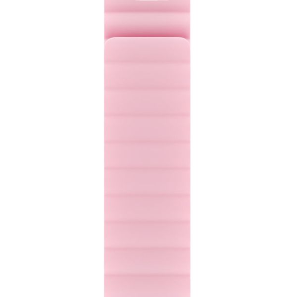 Holdit Siliconen bandje magneet Apple Watch Series 1 - 9 / SE (38/40/41 mm) | Series 10 / 11 (42 mm) - Pink / Beige