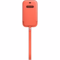 Apple Leather Sleeve MagSafe Apple iPhone 12 Mini - Pink Citrus