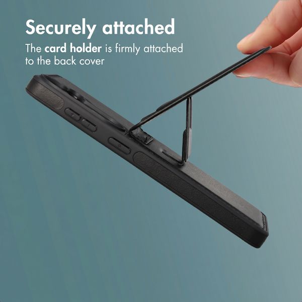 imoshion Back Cover with Card Holder and Stand Samsung Galaxy S26 Plus - Black
