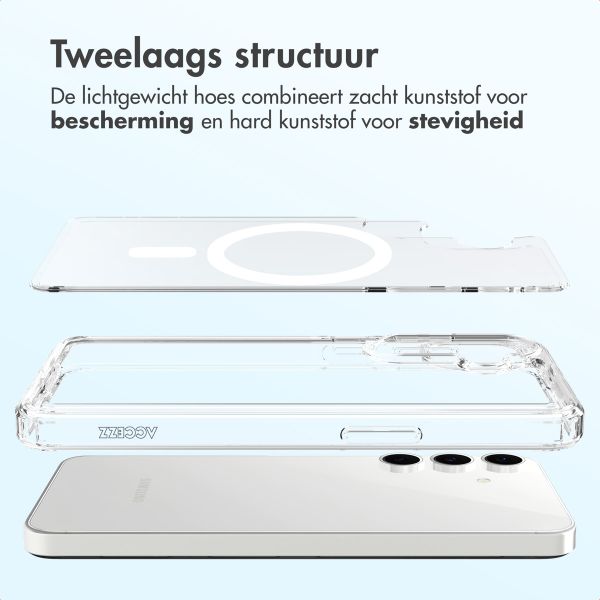 Accezz Xtreme Impact Backcover met MagSafe Samsung Galaxy Xcover 7 Pro - Transparant