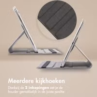 imoshion 360° draaibare Bookcase Samsung Galaxy Tab A11 Plus - Grijs