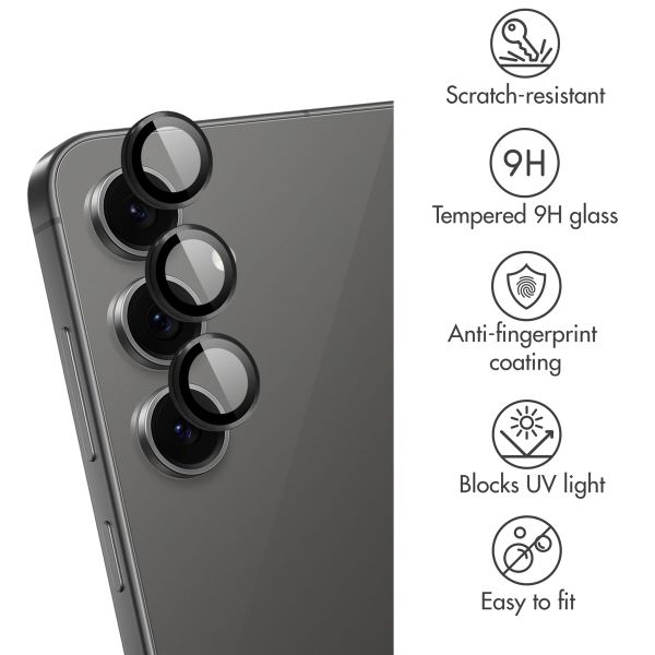 imoshion Camera Protector Glass 2-pack Samsung Galaxy S25 FE - Black