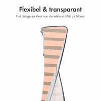 imoshion Design hoesje Samsung Galaxy A52(s) (5G/4G) - Striped peach reverse