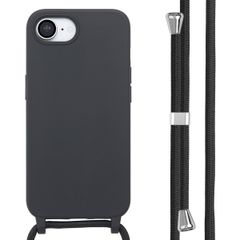 imoshion Silicone Case with Strap Apple iPhone 17e / 16e - Black