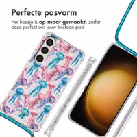 imoshion Design hoesje met koord Samsung Galaxy S23 - Jellyfish Watercolor