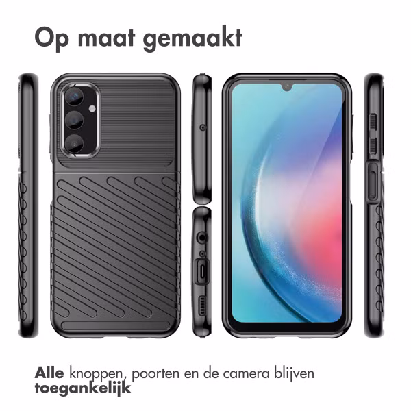 imoshion Thunder Backcover Samsung Galaxy A25 (5G) - Zwart