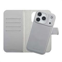 Accezz Edge Uitneembare Bookcase met MagSafe Apple iPhone 18 Pro / 17 Pro - Grijs