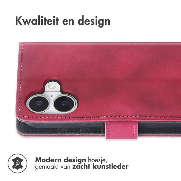 imoshion Bookcase met koord Apple iPhone 17 - Rood