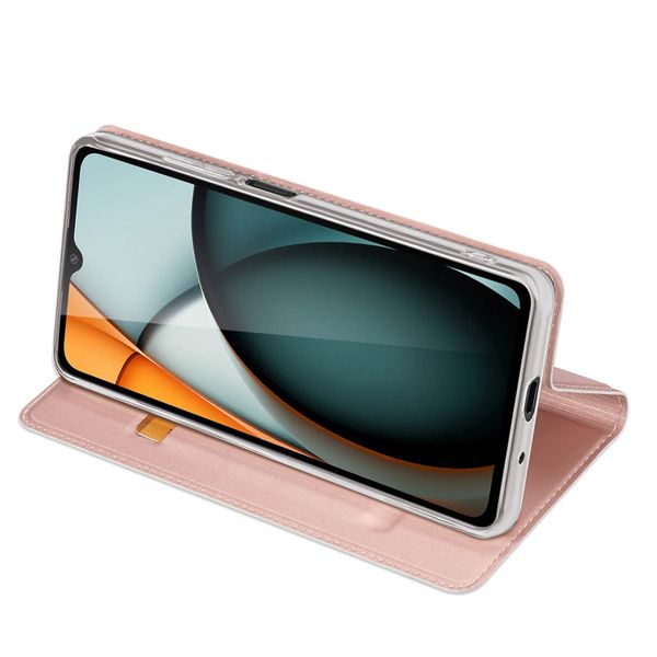 Dux Ducis Slim Softcase Bookcase Xiaomi Redmi A3 - Rosé Goud