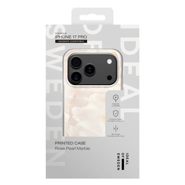 iDeal of Sweden Fashion Backcover Apple iPhone 17 Pro - Rose Pearl Marble