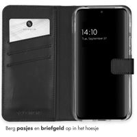 Selencia Echt Leren Bookcase Google Pixel 8a - Zwart