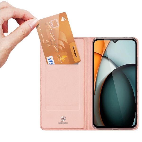 Dux Ducis Slim Softcase Bookcase Xiaomi Redmi A3 - Rosé Goud