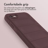 imoshion EasyGrip Backcover iPhone SE (2022 / 2020) / 8 / 7 - Aubergine