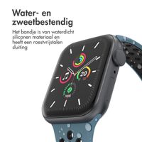 imoshion Sport⁺ bandje Apple Watch Series 1 t/m 10 / SE / Ultra (2) (44/45/46/49 mm) - Maat S/M - Celestial Teal & Black