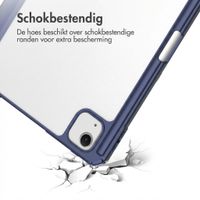 imoshion Trifold Hardcase Bookcase Apple iPad Air 13 inch (2026) M4 / (2025) M3 / (2024) M2 - Donkerblauw