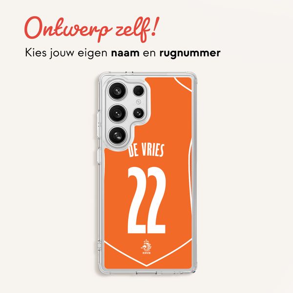 Ontwerp je eigen Nederlands Elftal Clear Backcover Samsung Galaxy S25 Ultra - Nederlands Elftal '04